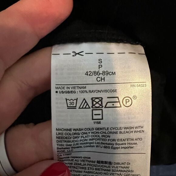 Banana Republic Womens Black Tank Size S - Picture 3 of 3